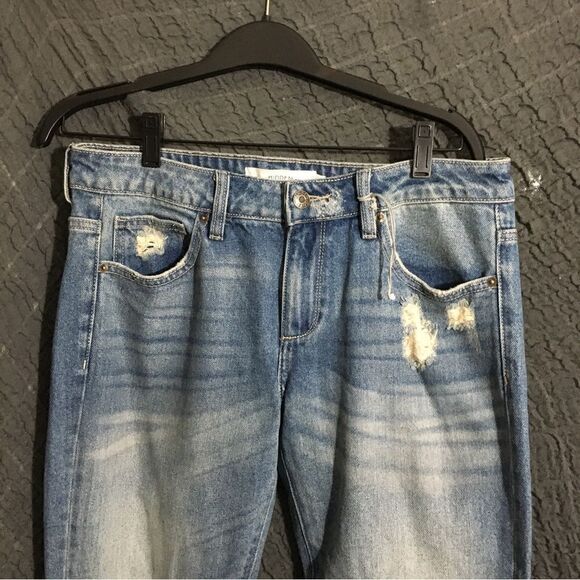Hidden Distressed Cuffed Jeans  Size 27 - Picture 3 of 10